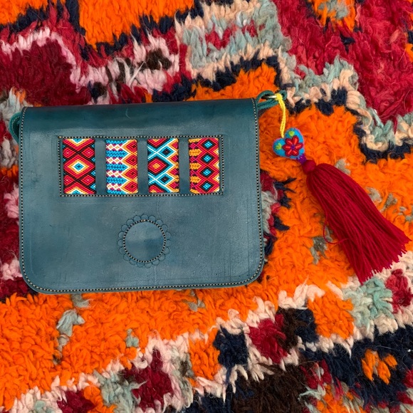 Handbags - Leather cross body purse from Mexico